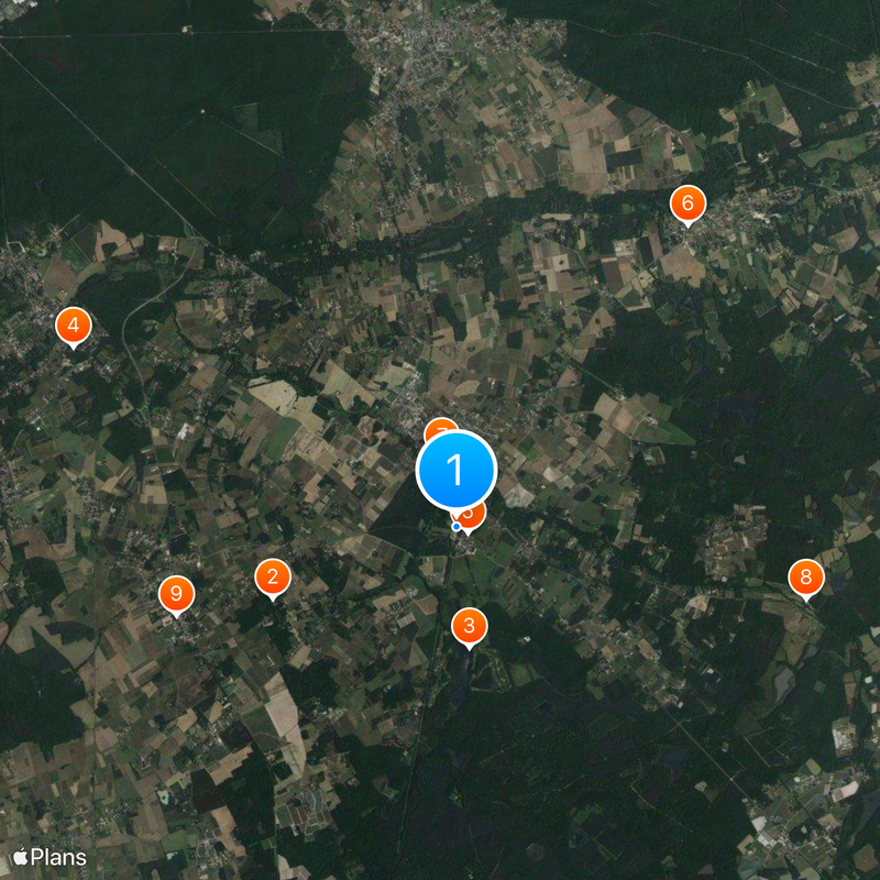 Castelo de Cheverny Mapa