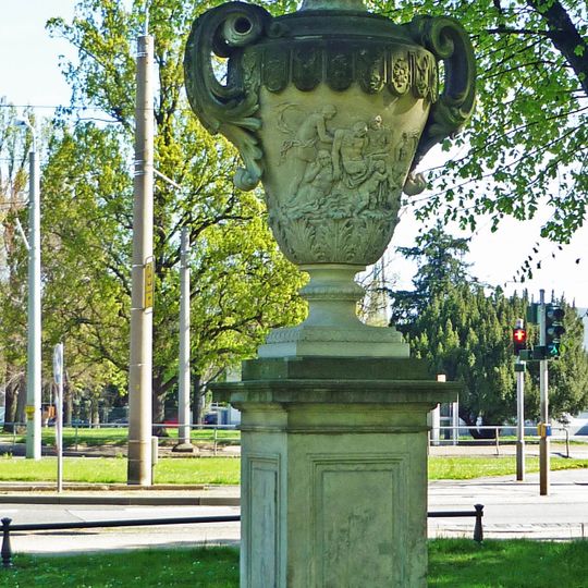 Henkelvase Tod des Adonis