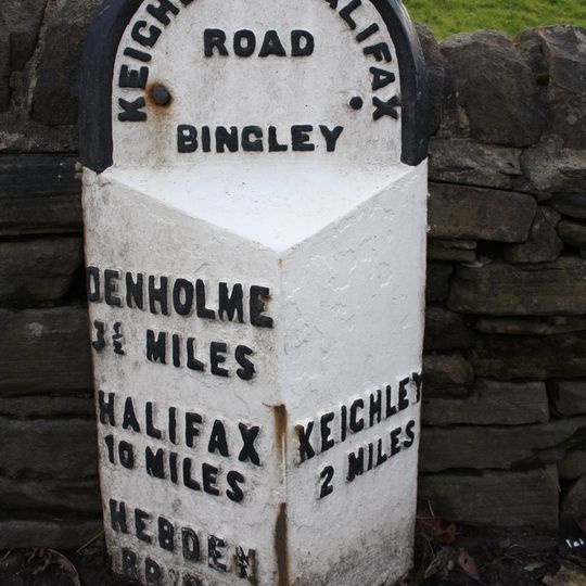 Milepost Opposite Petrol Station