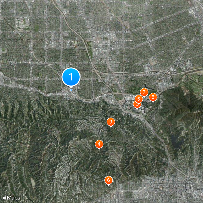 Radford Studio Center Mapa