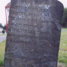 Milestone, Otley Road, jct with St Helens Lane, Lawnswood