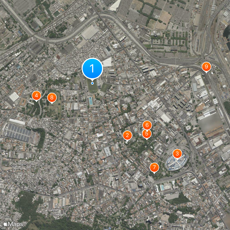 Estádio São Januário Map