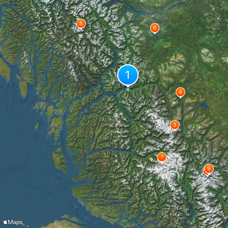 Bella Coola Map