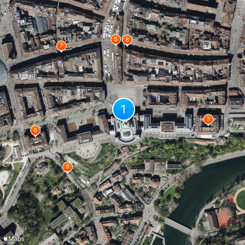 Federal Department of Economic Affairs, Education and Research Map
