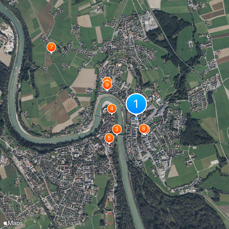 Oberndorf bei Salzburg Mappa