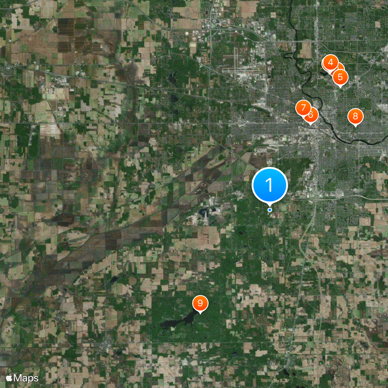 St. Joseph County Map