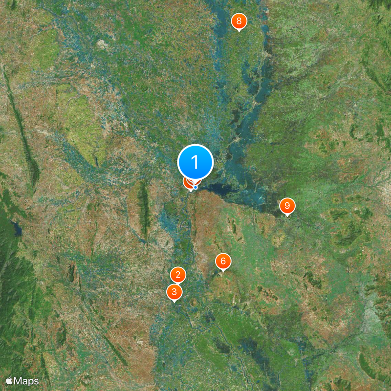 Chao Phraya River Map