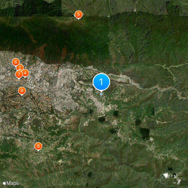 Municipio Sucre Mapa