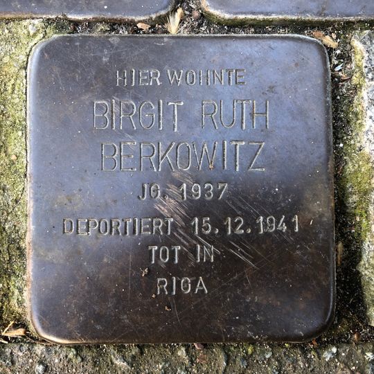Stolperstein em memória de Gerhard Berkowitz
