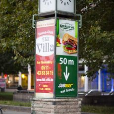 Falke Clock at Aegidientorplatz