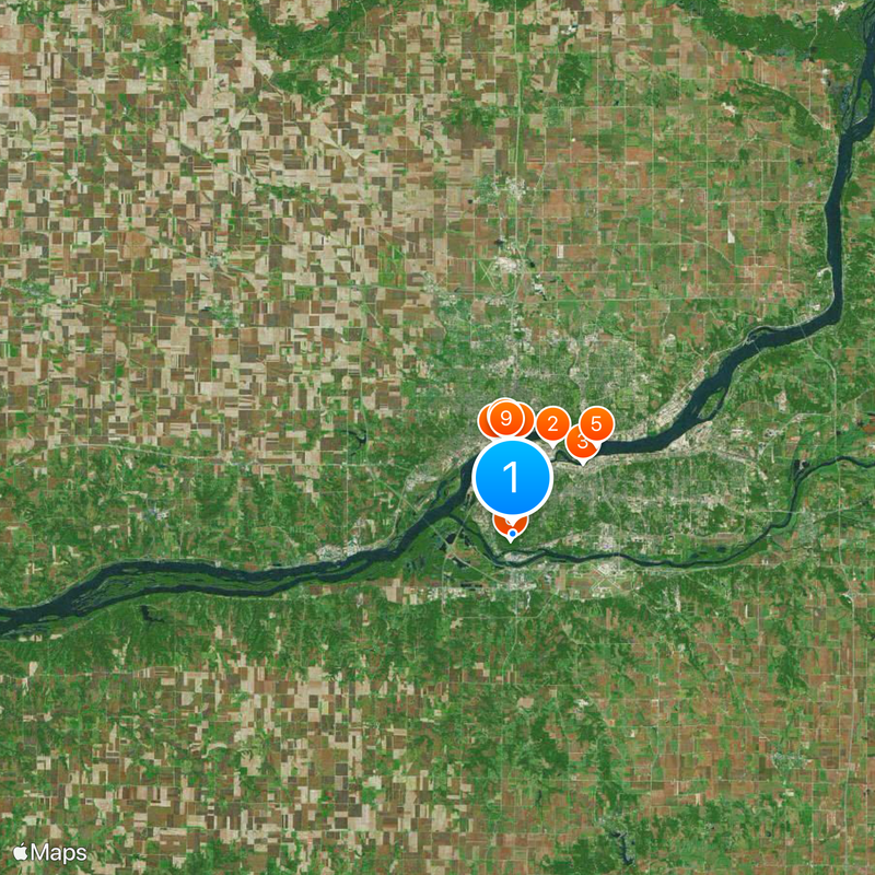 Rock Island County Map