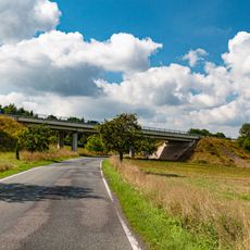 Most silnice I/11 přes silnici III/3193 ve Vamberku