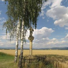 Sloup se sochou Panny Marie Immaculaty u Želechovic