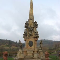 Holy Trinity Column in Valeč