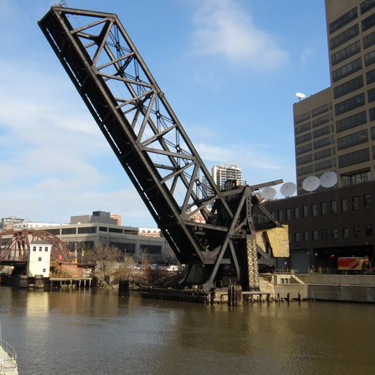 Kinzie Street railroad bridge
