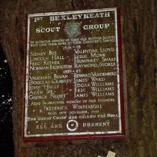 1st Bexleyheath Scout Group Memorial