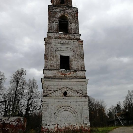 Bell tower of Intercession church, Gruzdevo