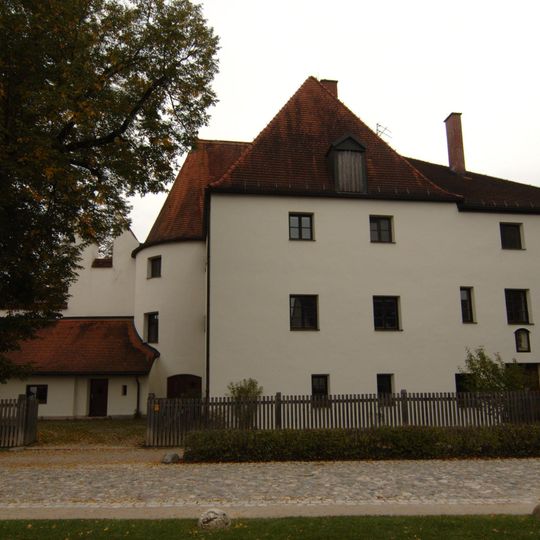 Ehemalige Rentschreiberei mit dem sogenannten „Rentschreiberturm“