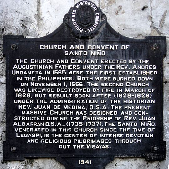 Church and Convent of Santo Niño historical marker