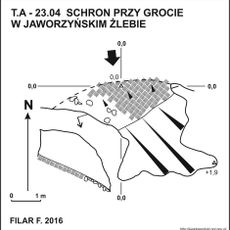 Schron przy Grocie w Jaworzyńskim Żlebie