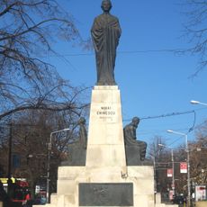Mihai Eminescu's statue in Iași