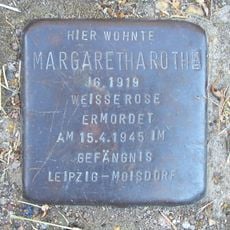 Stolperstein en memoria de Margaretha Rothe