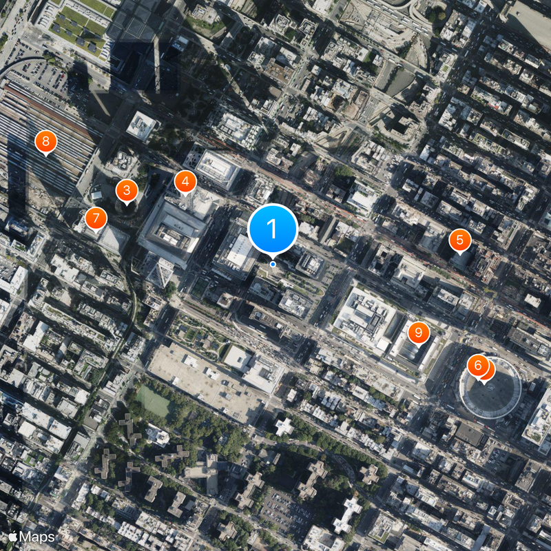 Manhattan West Map