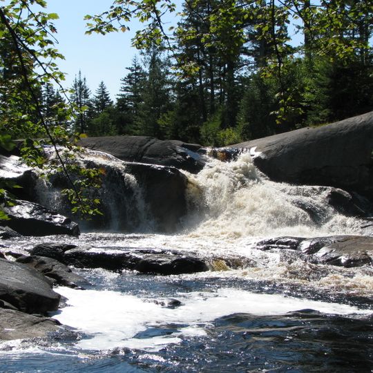 High Falls on the Oswegatchie River