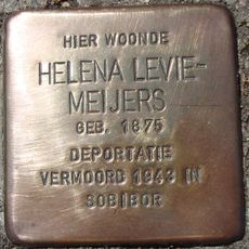 Stolperstein dedicated to Helena Levie-Meijers
