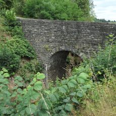 Most přes železniční trať v Budčicích