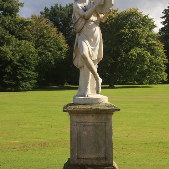 Group Of Six Statues 270M South Of Wrest Park House