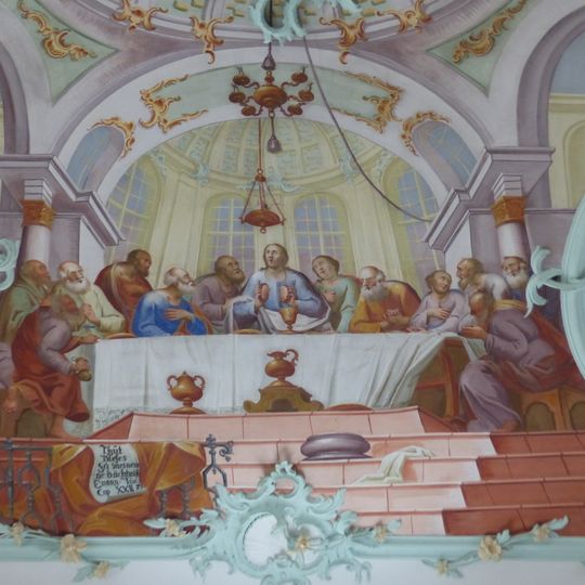 Inneneinrichtung reformierte Kirche Trogen