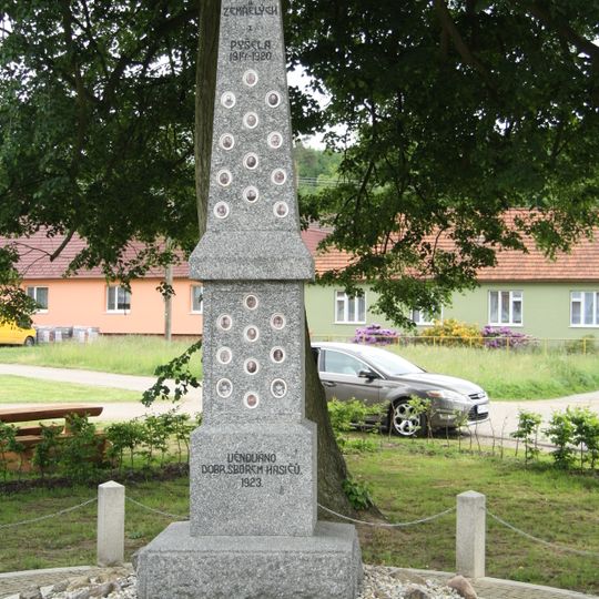 Památník obětem 1. sv. války v Pyšeli