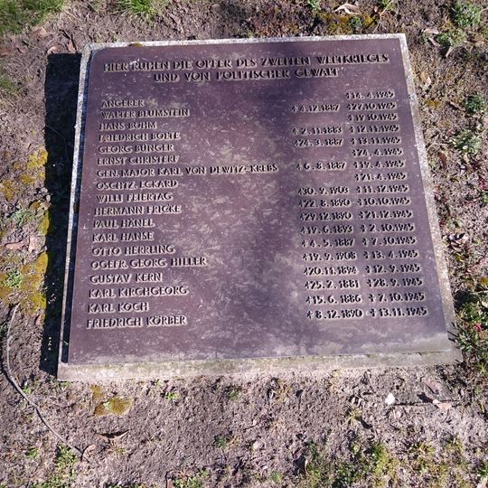 Gedenkanlage Opfer WK II Friedhof