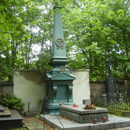 Set of 21 listed gravestones at the Příbram cemetery