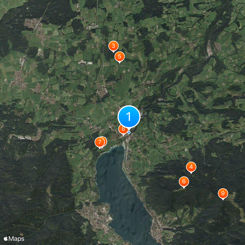 Gmund am Tegernsee Map