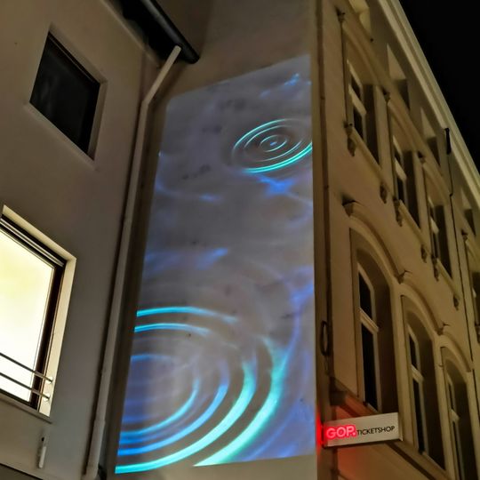 Das Wasser; Lichtskulpturen Beethoven 2020
