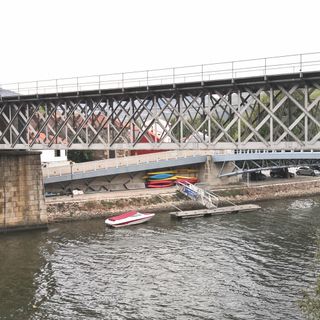 Railway bridge over the Pinhão river