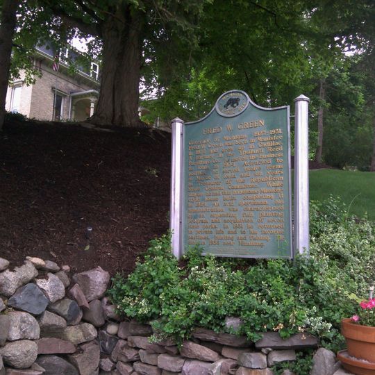 Fred W Green Historical Marker