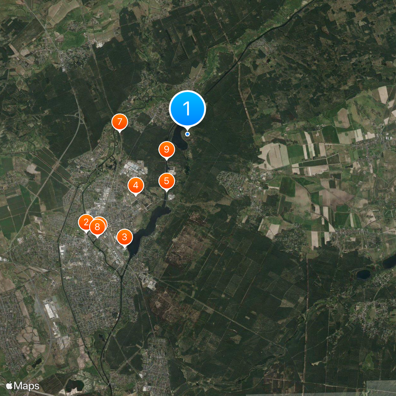 Heilstätte Grabowsee Mappa
