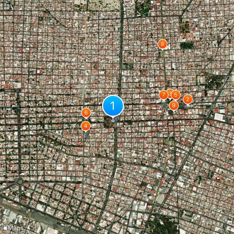 Line 2 of the Guadalajara urban rail system Map
