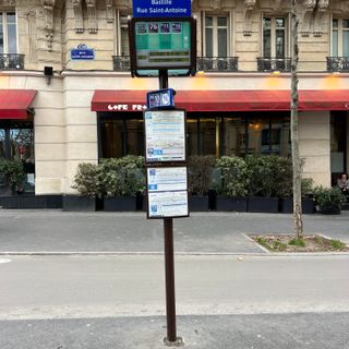 Arrêt Bastille - Rue Saint-Antoine