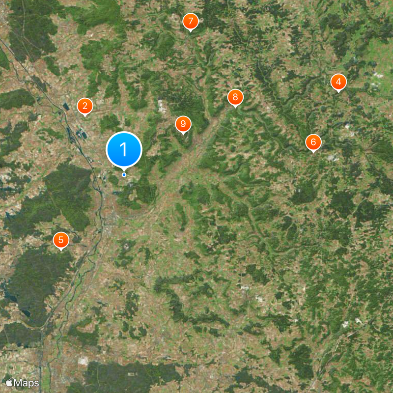 Forchheim District Map