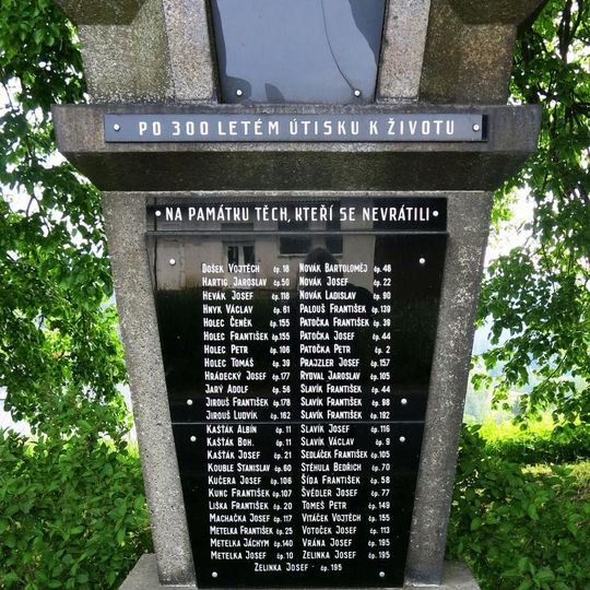 Pomník padlým ve Sklenařicích