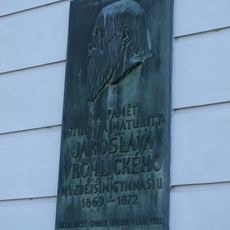 Pamětní deska Jaroslava Vrchlického v Klatovech
