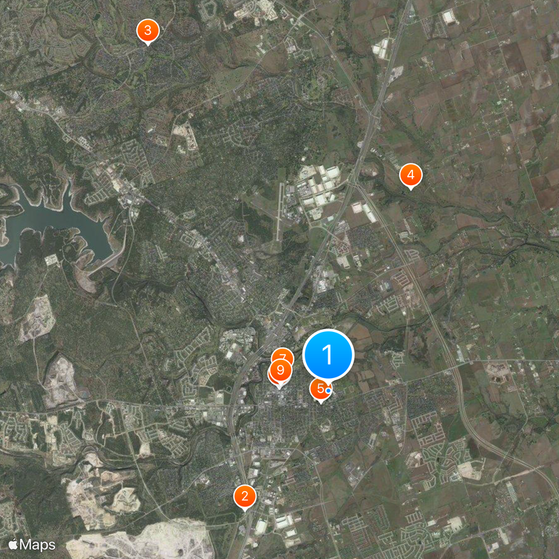 Southwestern University Map