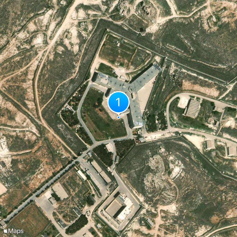 Sednaya Prison Map