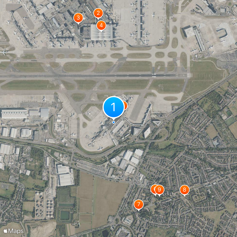Heathrow Terminal 4 Map