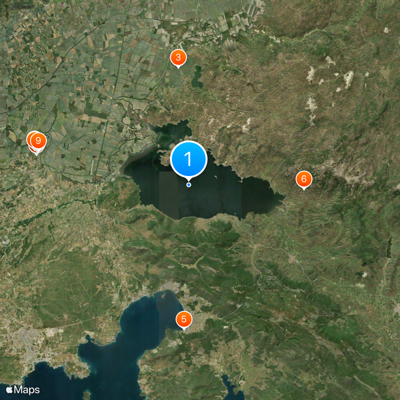 Lake Bafa Map