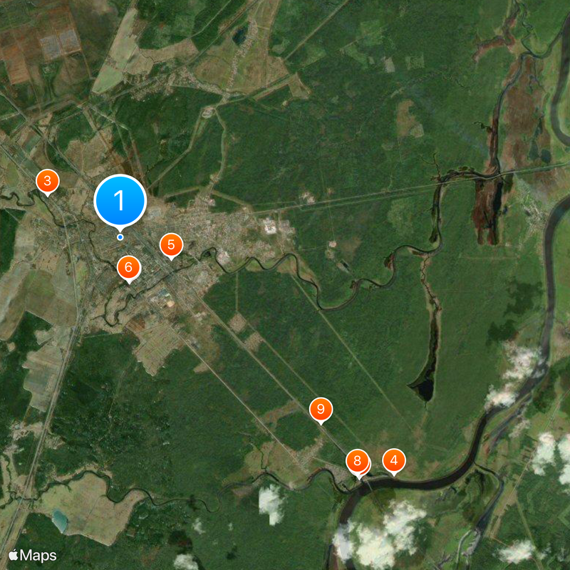 Chudovo Map